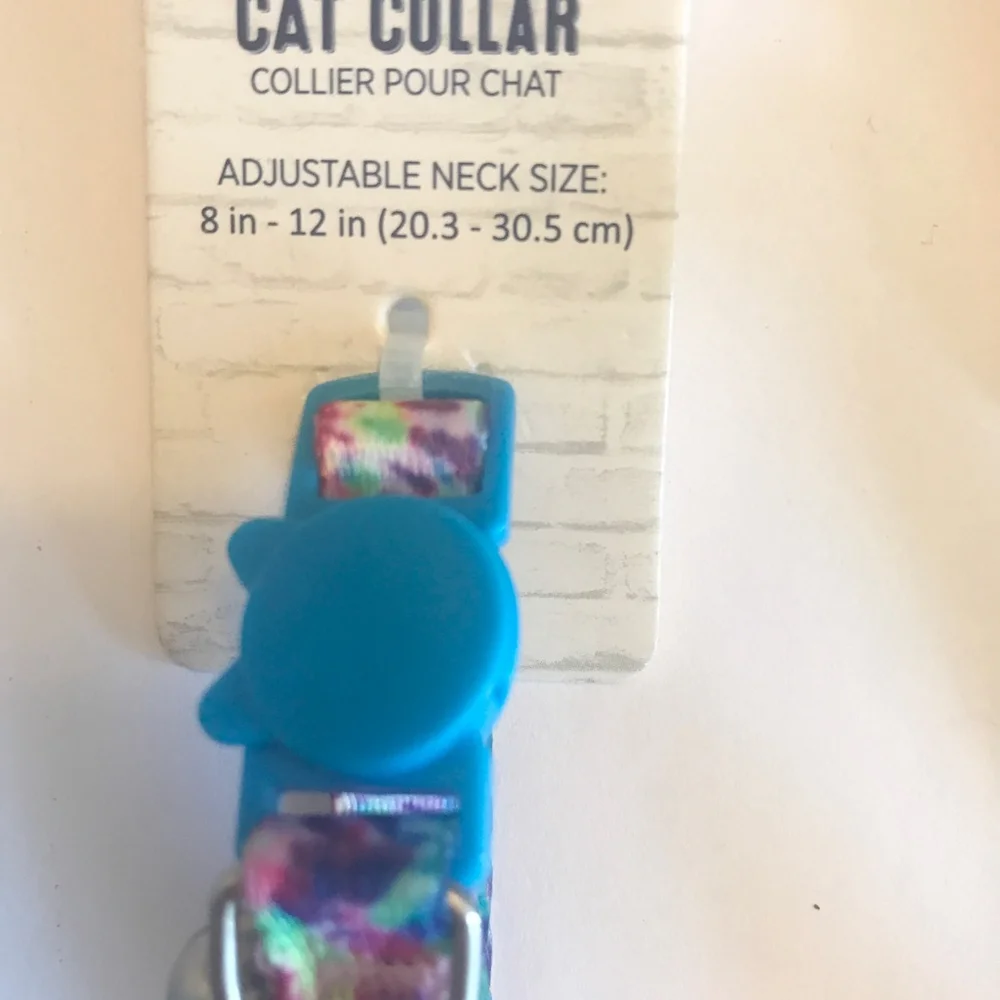 Whisker City 2 Easy Release Adult Cat Collars Adjustable Tie Dye & Green Ombré - Picture 5 of 12